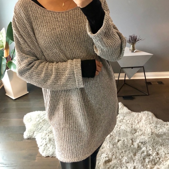 🔷 Heather gray knit - Picture 5 of 5